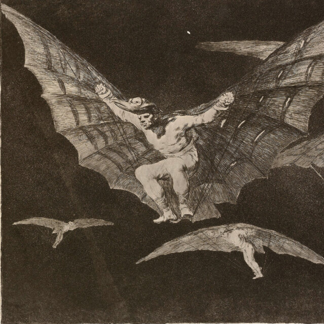 Dittrich & Schlechtriem, Francisco de Goya, Modo de volar, 1815-1816 from Los Proverbios (Los Disparates), 1815- 1824, Courtesy the gallery