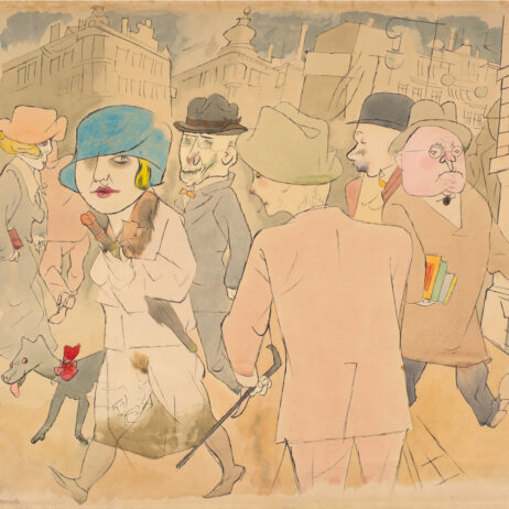 George Grosz Passanten, 1926 Estate of George Grosz, Princeton VG Bild-Kunst, Bonn 2022