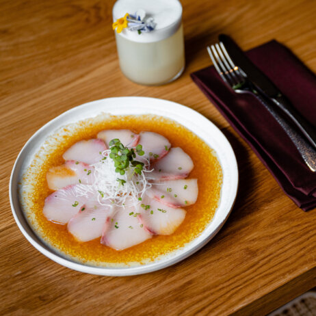 Hamachi Yuzu Truffle Ponzu Brasserie November Berlin