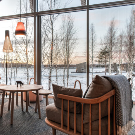 Arctic Bath land suite first level floor I Photo Daniel Holmgren