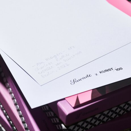 Kunst100 x Sawade Signatur