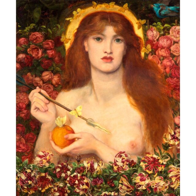 Dante Gabriel Rossetti Venus Verticordia, 1864-1868 Öl auf Leinwand, 81,3 x 68 cm Russell-Cotes Art Gallery and Museum