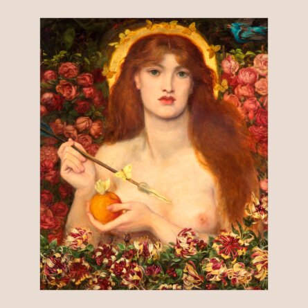 Flowers ForeverI Rossetti I Venus Verticordia I 1864-1868 I Russel Cotes Art Gallery and Museum