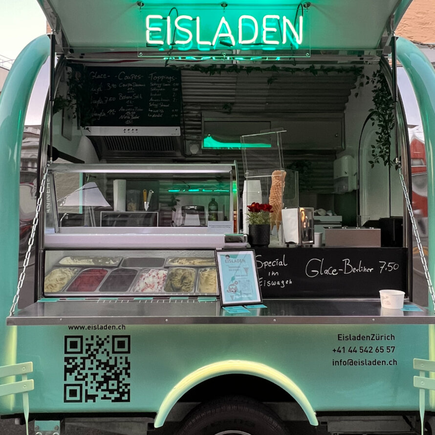 Eisladen In Der Nähe Jetzt Geöffnet Der Eiswagen vom Eisladen | Zürich | CREME GUIDES