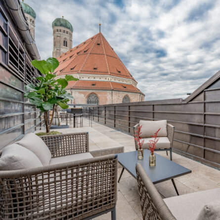 Beautiful view of Penthouse Suite Hotels In Munich