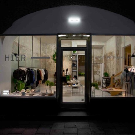 Hier Concept Store München Schaufenster