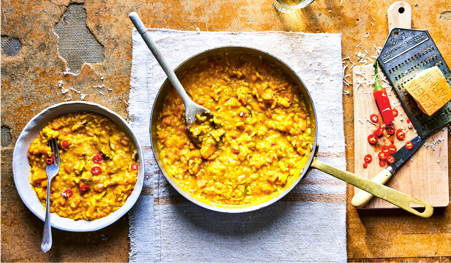 Gennaros Cucina Povera I Kürbisrisotto I Foto David Loftus (2)