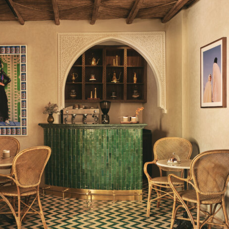 Coffee Boutique with art by Hassan Hajjaj_ IZZA