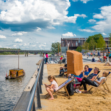 Weichsel Ufer Warschau-6